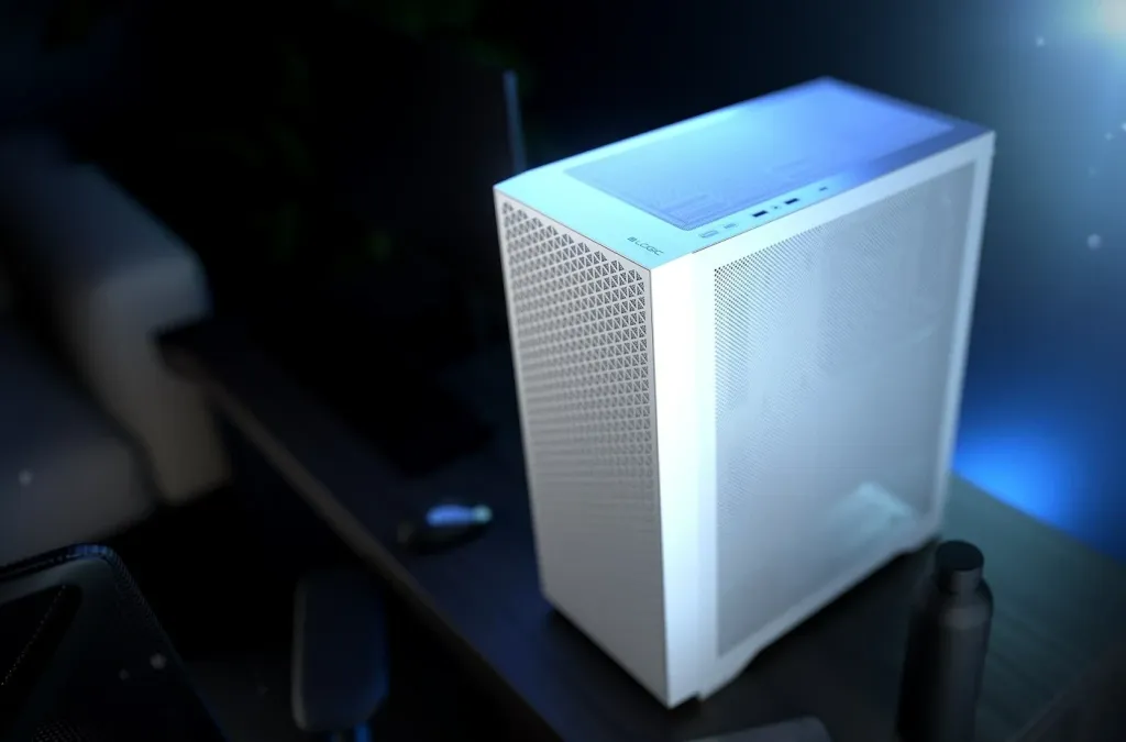 Kasë LOGIC DART PRO MIDI USB-C, e bardhë - 6