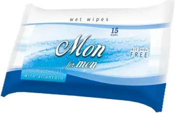 Lecke Wet Wipes Mon For Men Antibacterial