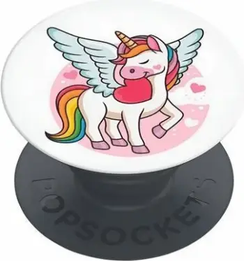Mbajtëse/stand për celular POPSOCKETS PopGrip Basic 16139, Unicorn, multikolor
