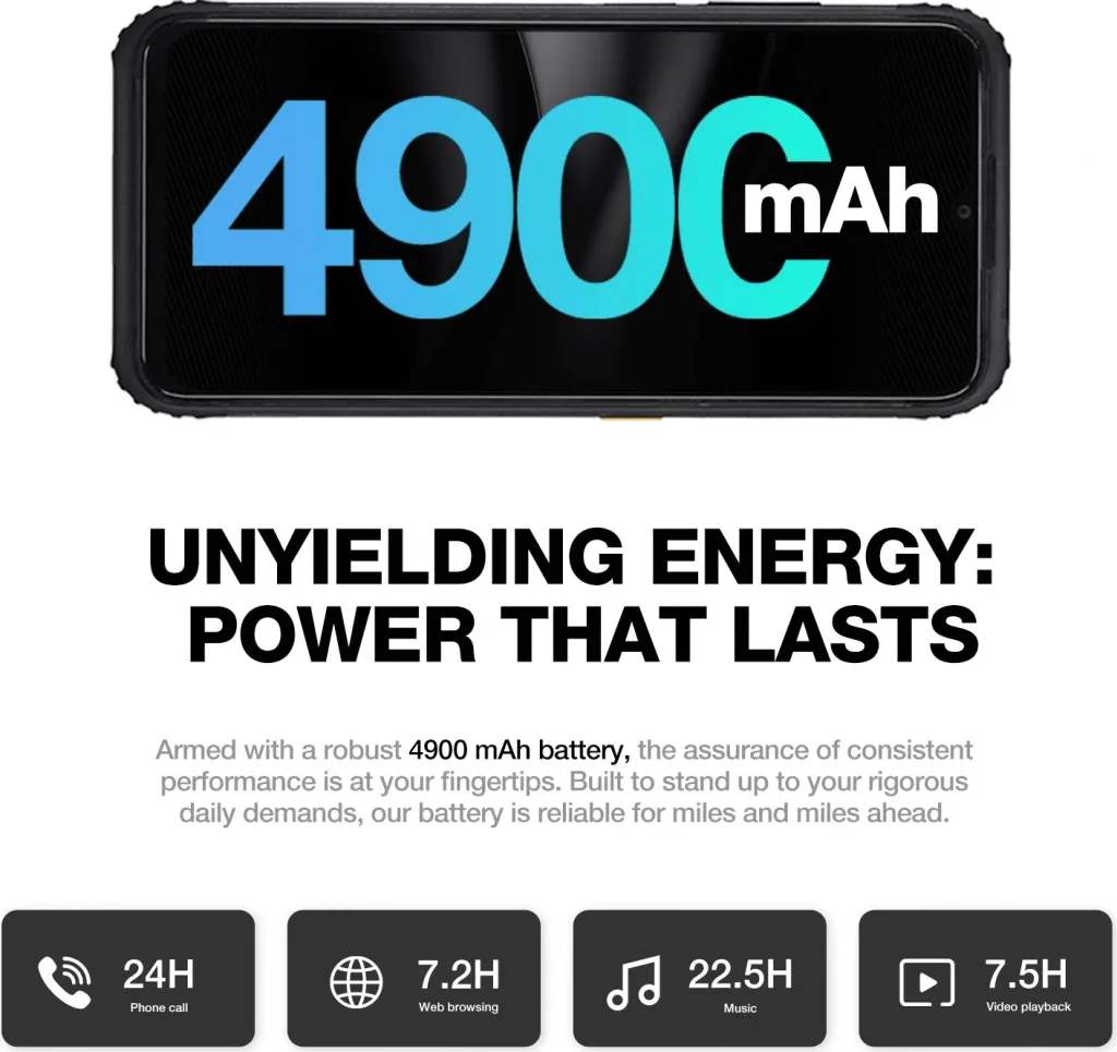 Celular AGM H6 4G 8+8GB/256GB Dual SIM Android 13 50MP, i zi - 7