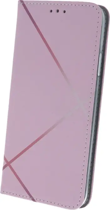 Mbështjellës flip ONASI Mistik 16227 për Samsung Galaxy A03 LTE A035, PU, me magnet, me mbajtëse stand, rozë