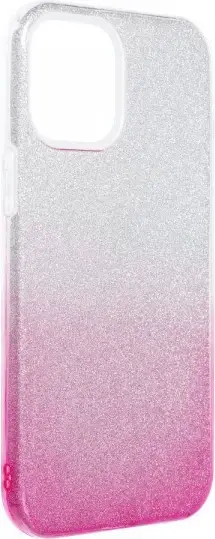 Mbështjellës silikoni ONASI Bling 2-në-1 për Samsung Galaxy A54, me shtresë glitter të heqshme, Silver Pink