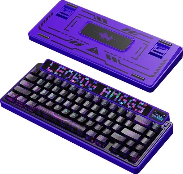 Tastierë mekanike Leobog AMG65, 65%, Light Feather switch, RGB, purple - 2