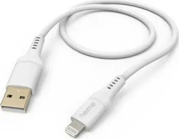 Kabëll Hama Flexible USB-A/Lightning 1.5m silikon bardhë