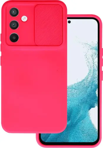 Mbështjellës silikoni ONASI Lens Cover për Samsung Galaxy A15 5G, rozë