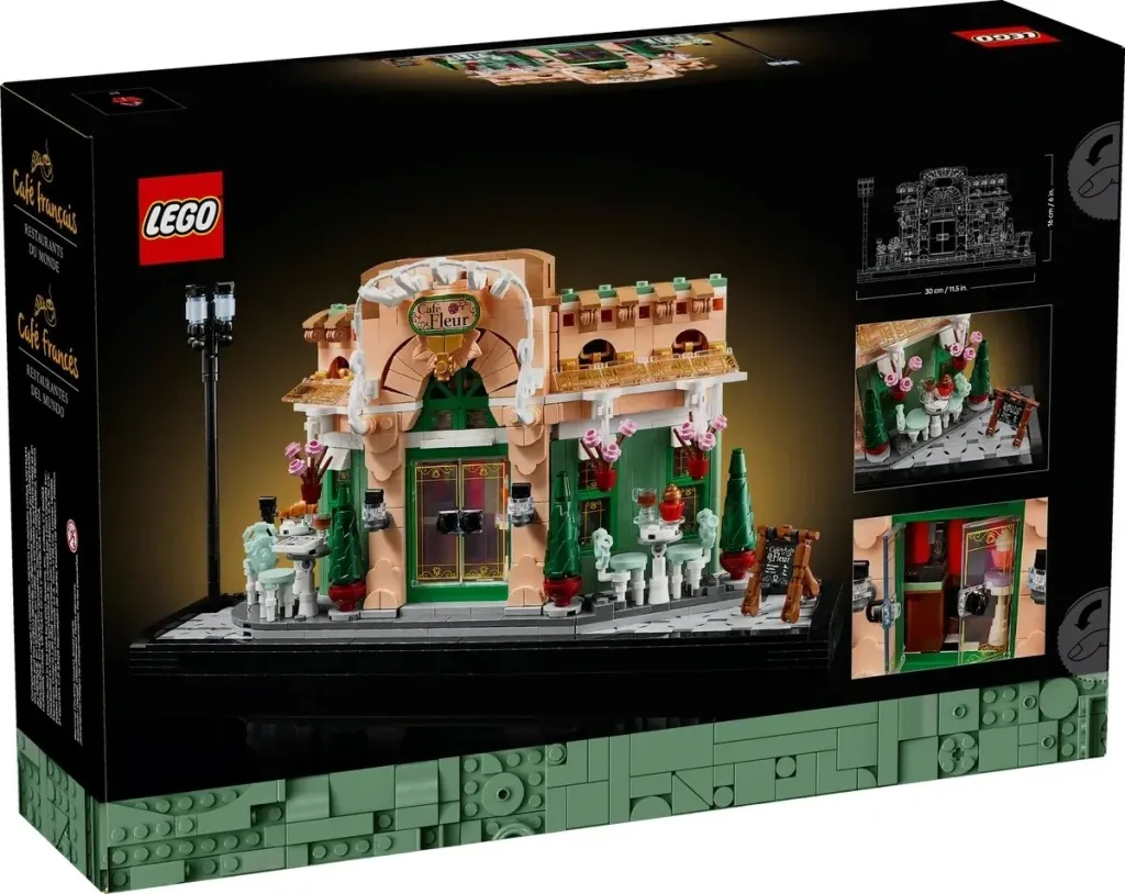 Set ndërtimi LEGO Icons French Café 10362, model dekorativ, për të rritur, shumëngjyrësh - 2
