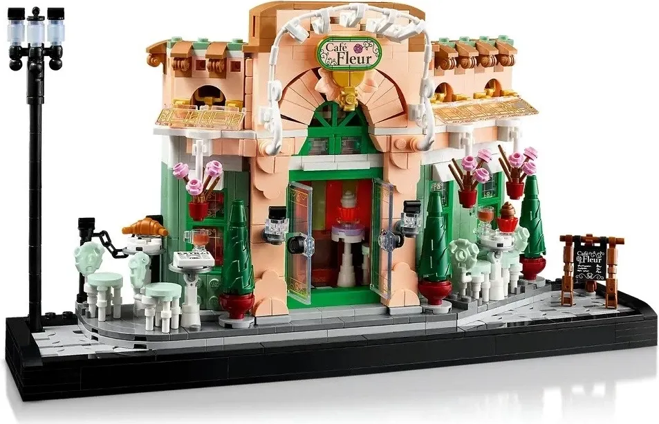 Set ndërtimi LEGO Icons French Café 10362, model dekorativ, për të rritur, shumëngjyrësh - 4