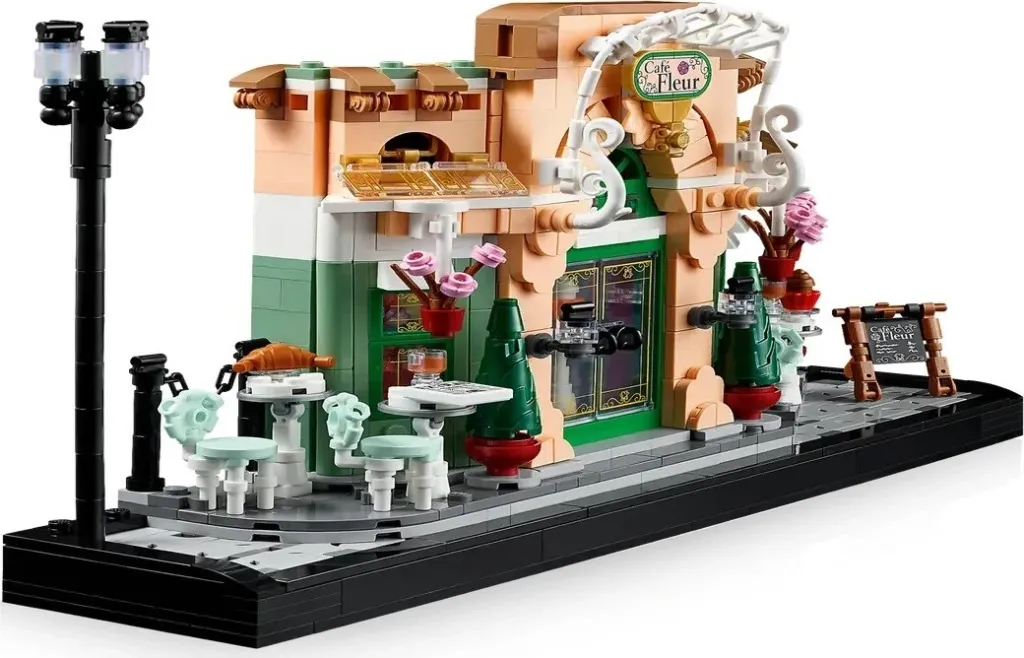 Set ndërtimi LEGO Icons French Café 10362, model dekorativ, për të rritur, shumëngjyrësh - 5