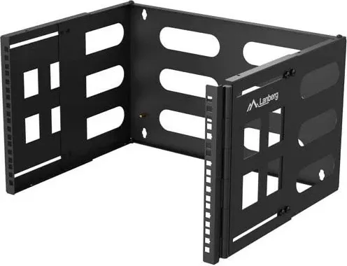 Kasë muri LANBERG 19 inch 6U, e zezë - 1