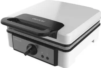 Aparat për waffle Cecotec Fun Gofrestone Double, 1200W, bardhë/turkuaz