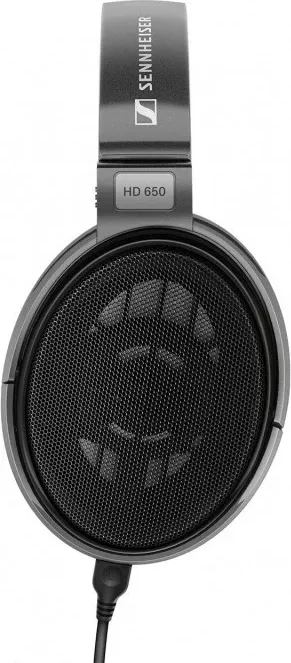 Kufje Sennheiser HD 650, 3 m, 300 Ω, grafit-gri - 3