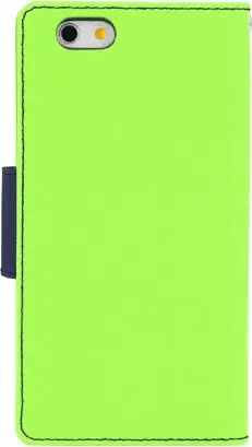Mbështjellës flip cover HAVANA Fancy Diary për Samsung Galaxy J3 Emerge J327, me xhepa kartash, jeshile/blu