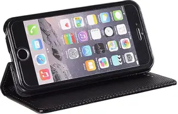 Mbështjellës flip magnetik HAVANA 4703 për Samsung Galaxy J7 2017 J730, me xhep për kartë, i zi