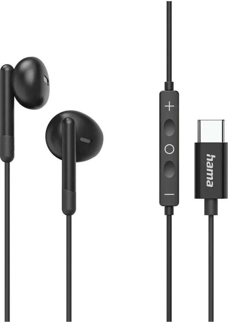 Kufje Hama Classy, in-ear, USB-C, të zeza - 1