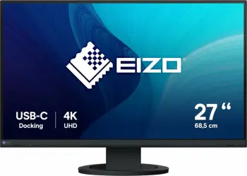 Monitor Eizo FlexScan EV2740S-BK, 27 inch, 4K, IPS, USB-C, e zi