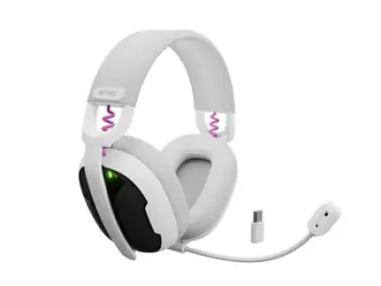 Kufje Fury Fukiya F6, wireless, Bluetooth 5.4, mikrofon i ndashëm, të bardha