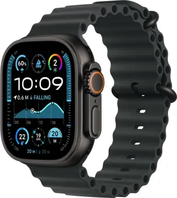 Smartwatch Apple Watch Ultra 2 GPS + Cellular 49mm, Kasë Titanium, Ngjyrë e zezë