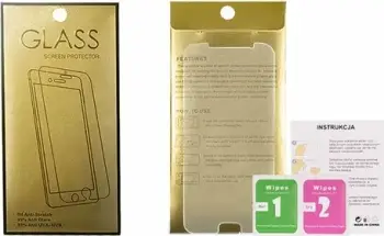 Xham i kalitur mbrojtës Gold për Xiaomi Redmi 4X, 9H, transparent, set (xham + pecetë e lagët + pecetë e thatë)