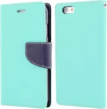 Mbështjellës flip HAVANA Fancy Diary për Samsung Galaxy J7 2017 (J730) Meta Modern, me xhepa kartelash, mentë/blu e errët