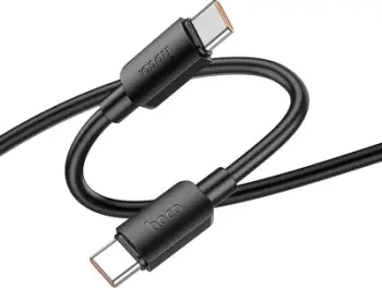 Kabllo karikimi dhe të dhënash HOCO X96 Type-C në Type-C 1m 100W 5A, e zezë