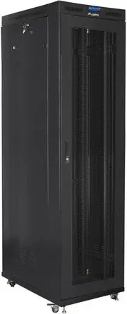 Kasë rack LANBERG 19" 47U 800x1000mm, me derë të perforuar, LCD, e zezë - 4