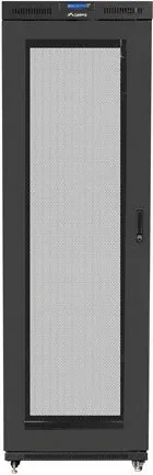Kasë rack LANBERG 19" 47U 800x1000mm, me derë të perforuar, LCD, e zezë - 5