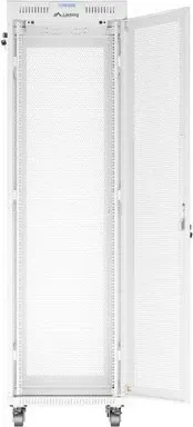 Kasë rack LANBERG 19" 42U 600x800mm, gri, derë perforuese LCD - 7