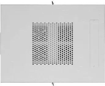 Kasë rack LANBERG 19" 42U 600x800mm, gri, derë perforuese LCD - 9