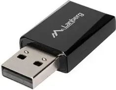 Kartë rrjeti wireless LANBERG AX900, USB 2.0, Wi-Fi 6, Dual Band, 600Mbps, silver