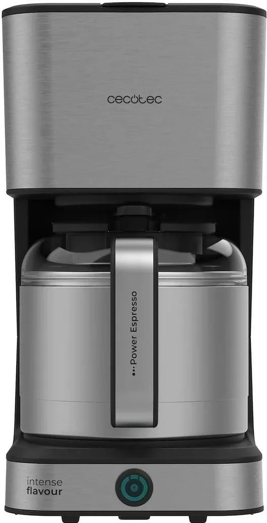 Aparat kafeje Cecotec Coffee 66 Drop & Thermo, 1L, 950W, argjendtë - 1