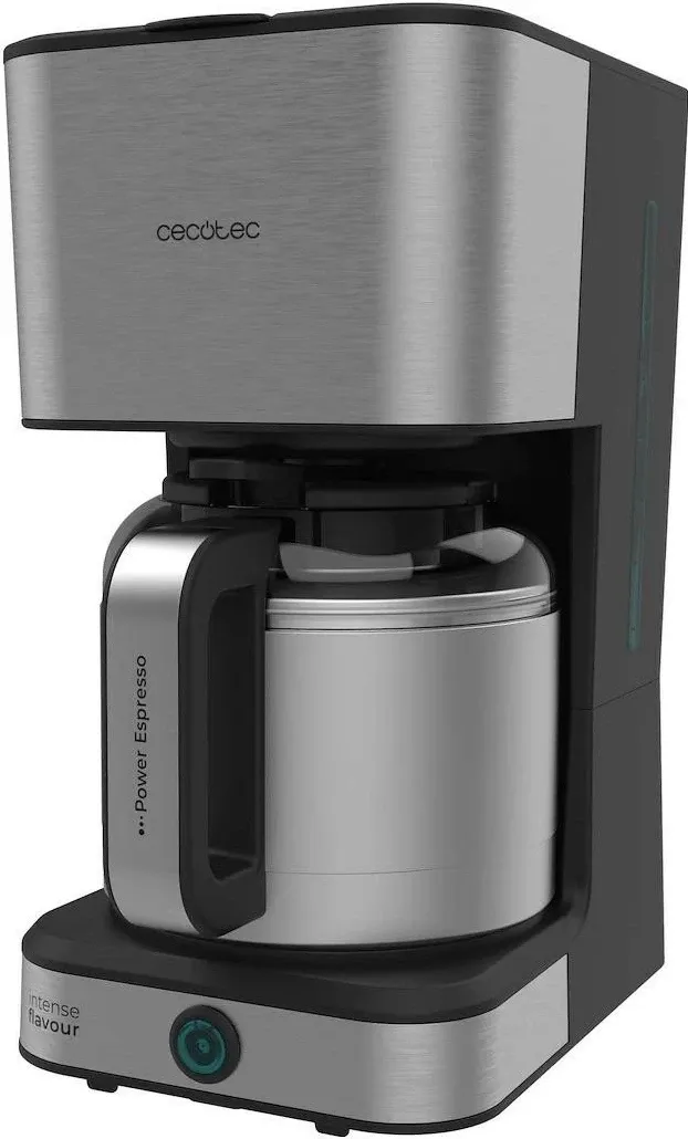 Aparat kafeje Cecotec Coffee 66 Drop & Thermo, 1L, 950W, argjendtë - 2