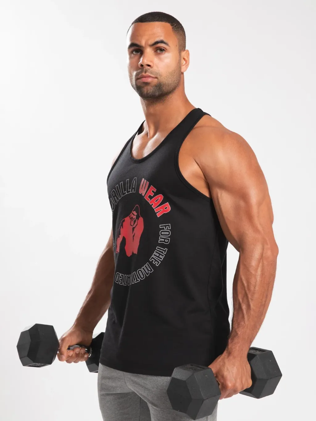 Maicë pa mëngë për meshkuj Lafayette Tank Top, e zezë - 1