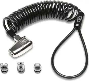 Kabllo sigurie Kensington ClickSafe 2.0, universale, 3-në-1, portabile