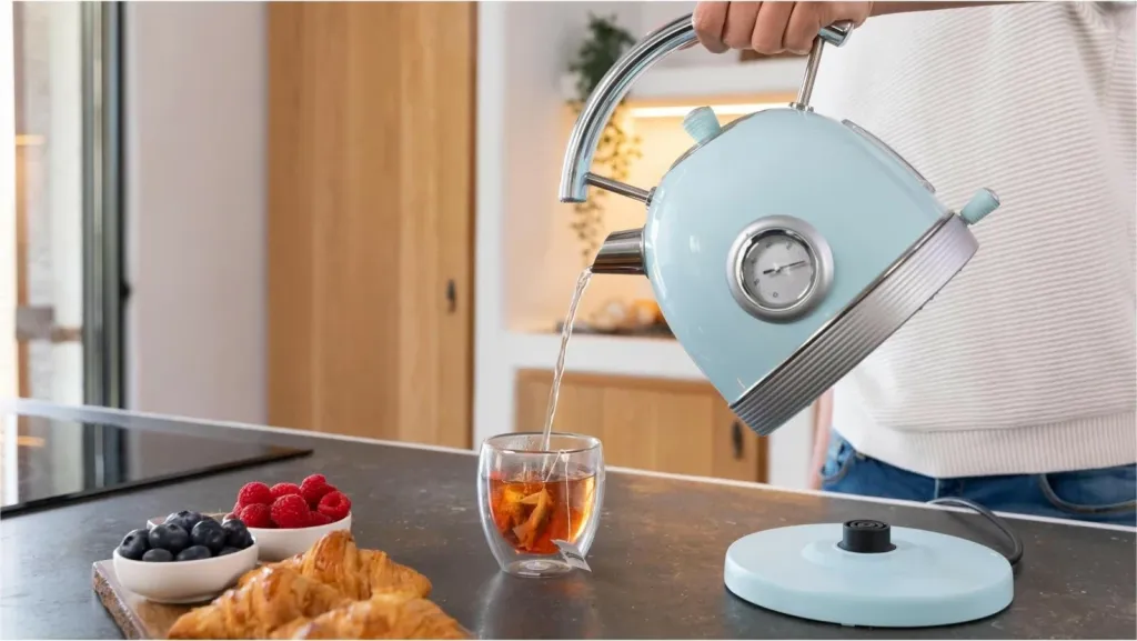 Çajnik elektrik Cecotec Thermosense 420, 1.8L, 2200W, kaltër - 4