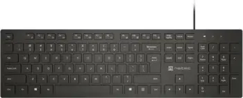 Tastierë Natec Herring, USB, 105 taste, e zezë
