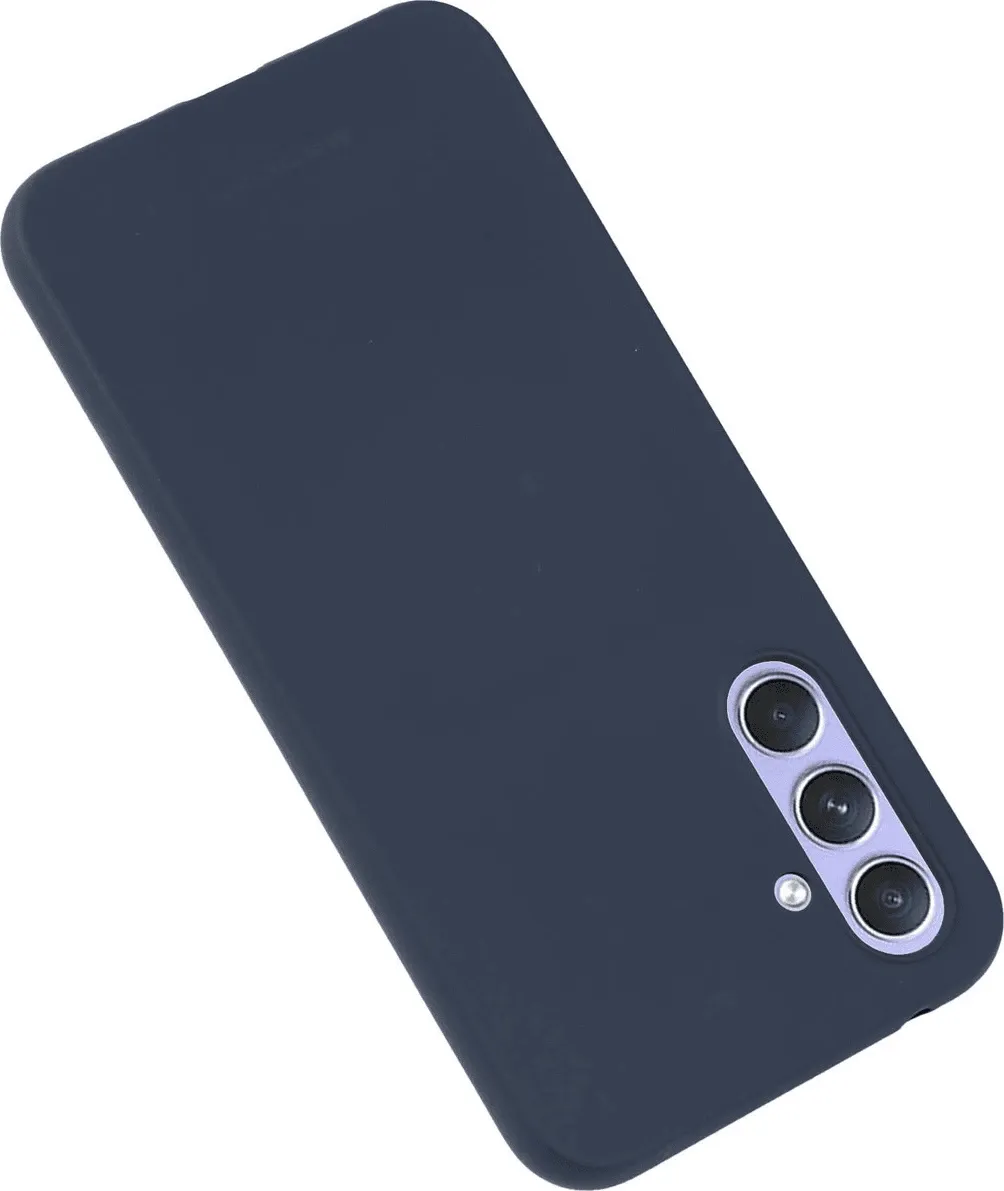 Mbështjellës silikoni Goospery Soft Feeling për Samsung Galaxy A34, kaltër e errët - 2