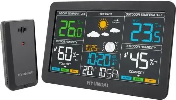 Stacion moti Hyundai HY-4480, ekran me ndriçim, sensor wireless, zi