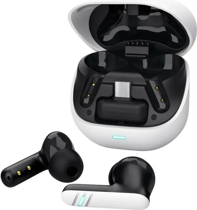 Kufje Trust GXT 409 Oxxie, true wireless, mikrofon, të bardha - 7