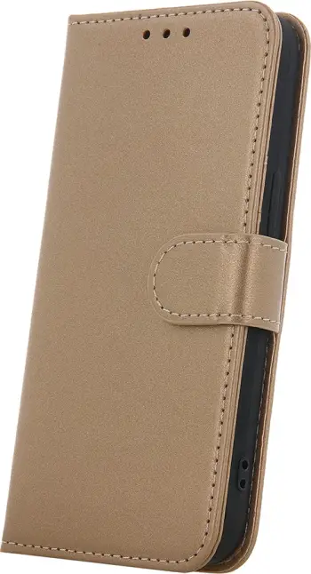 Mbështjellës flip cover ONASI Fancy Diary Smooth për Samsung Galaxy S25 FE, me rrip magnetik dhe 3 xhepa kartelash, ngjyrë ari