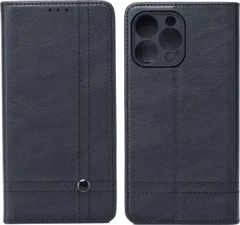Mbështjellës flip HAVANA Sleek MPN 23471 për Samsung Galaxy S25 5G, mbyllje magnetike, TPU + lëkurë sintetike, i zi