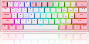 Tastierë Redragon Fizz Pro K616, RGB, US, e bardhë