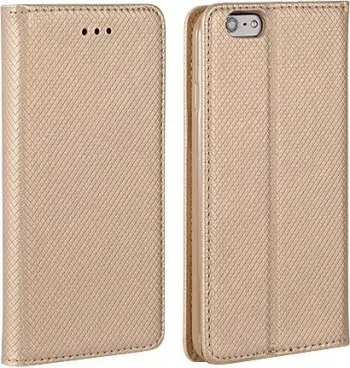 Mbështjellës flip magnetik HAVANA për Samsung Galaxy Note 10 N970, me xhep karte, ari