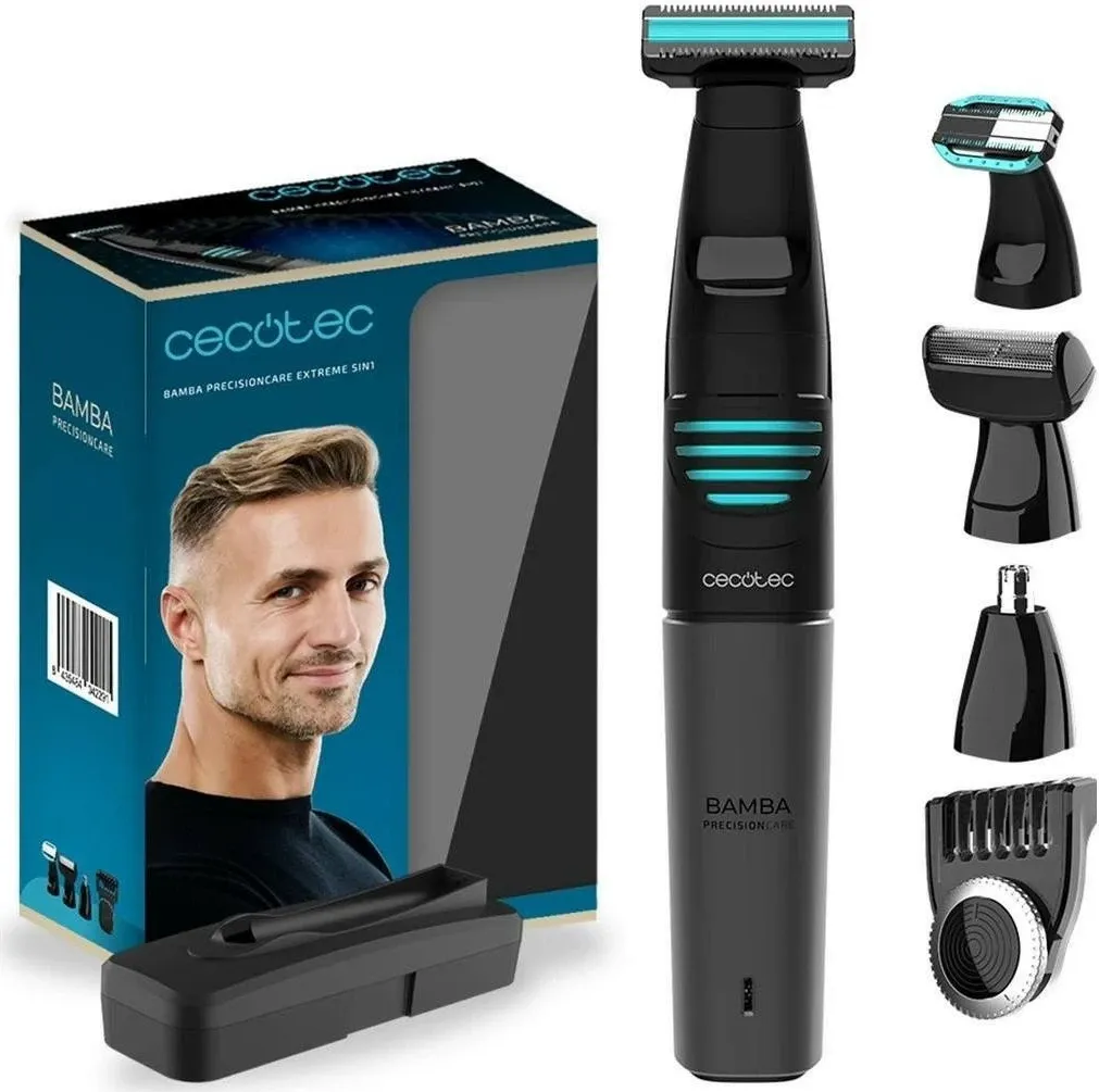 Trimer dhe golarkë Cecotec Bamba PrecisionCare Extreme 5-in-1, i zi - 1
