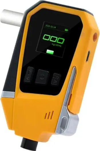 Alkoolmetër Aisko AlcoVisor Titan, elektro-kimik, portabel, i verdhë