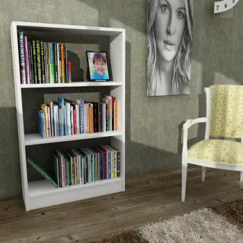Raft librash Hanah Home, Cella, i bardhë