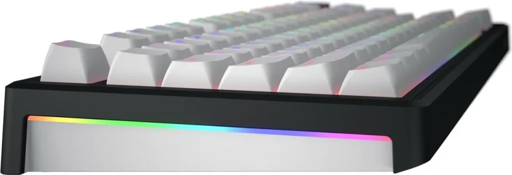 Tastierë mekanike Hator Skyfall 80 Wireless, RGB, 75%, bardhë-zi - 6