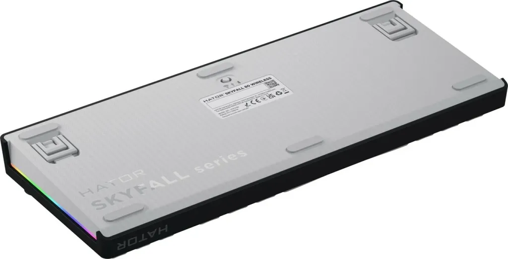 Tastierë mekanike Hator Skyfall 80 Wireless, RGB, 75%, bardhë-zi - 7