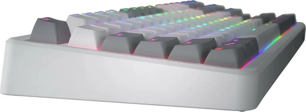 Tastierë mekanike Hator Rockfall 3 TKL Wireless, RGB, Hot-Swap, e bardhë - 5