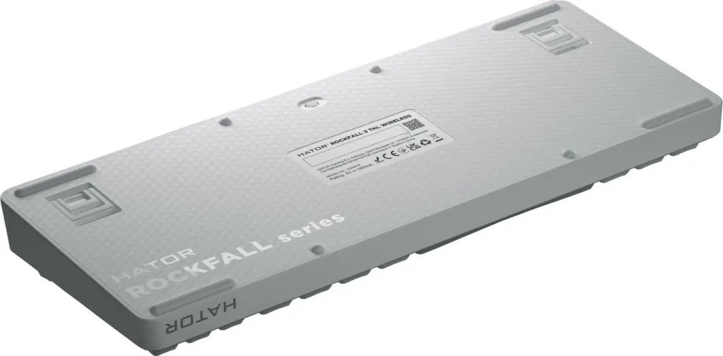 Tastierë mekanike Hator Rockfall 3 TKL Wireless, RGB, Hot-Swap, e bardhë - 6
