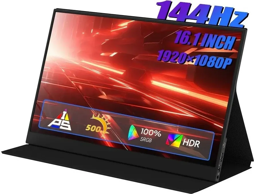 Monitor Zeuslap P16A 16.1 inç, Full HD, 144Hz, IPS, i zi - 1